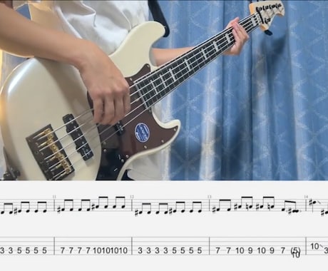 フル尺でベースTAB譜作ります マイナー楽曲もお得にフル尺にて対応します イメージ2