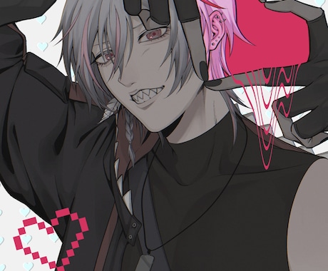 動画やグッズ等に使用可能な格好良いイラスト承ります 格好良い・ダウナーな雰囲気のイラストが得意です イメージ2