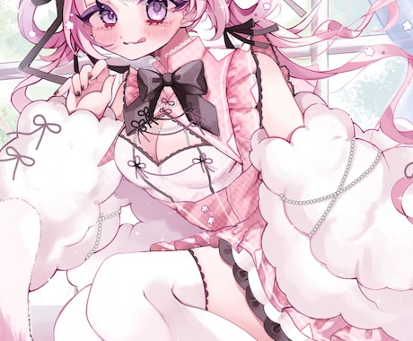 心ときめくキラキラ可愛いイラストを描きます 動画のサムネイル、グッズなど色々な場面にお使いください！ イメージ2