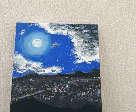 2つで1つになる風景画を描きます 1つでも飾れる、2つ並べると繋がります イメージ2