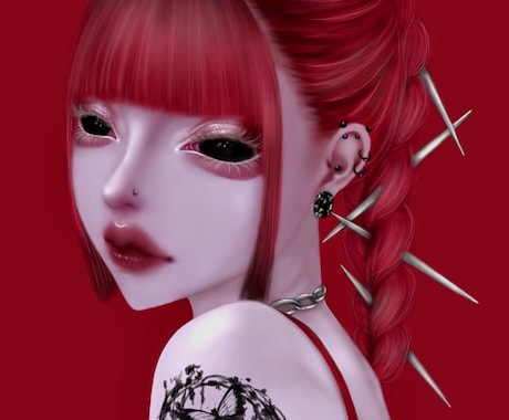 用途に合わせて人物画お描きします アイコン、CDジャケット、グッズ用、サムネ等ご相談ください イメージ1