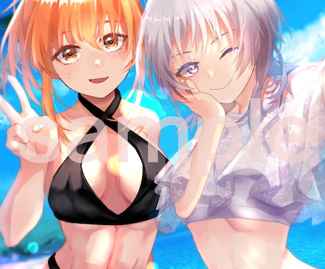 美麗な似顔絵,キャラクターイラスト描きます 推しや大事な人の記念日、プレゼントに最適！ イメージ2