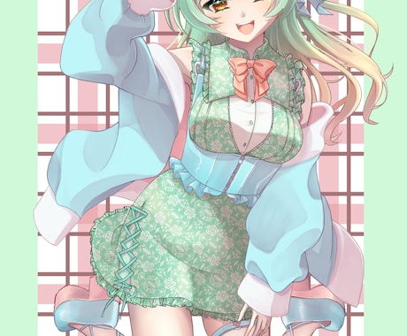初出品！貴方だけの立ち絵を描きます SNSや配信に使用できるイラスト、立ち絵、アイコン等 イメージ1