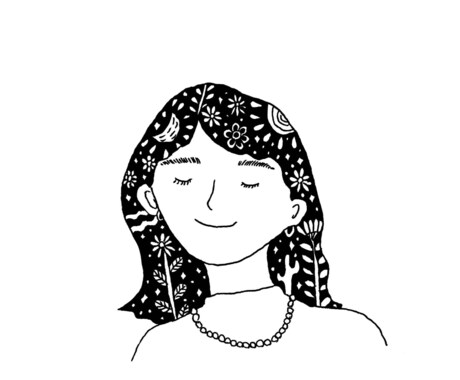 あなただけの特別な似顔絵描きます 手描きのイラスト。地球や宇宙との一体感を感じられます。 イメージ2