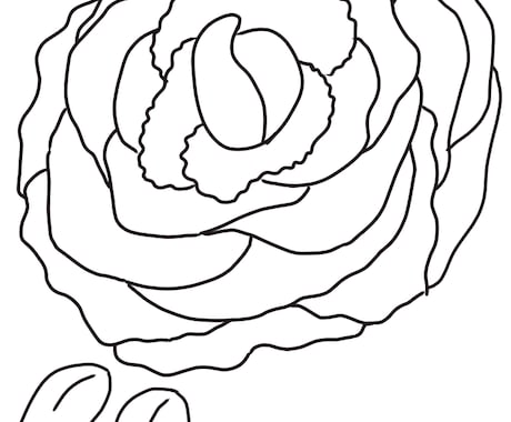 バラの絵かきます 薔薇のオリジナルイラスト描きます イメージ1