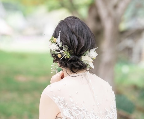 ブライダルヘアメイク後悔しない美しさをご提案します 携わった新郎新婦1000組以上！現役ヘアメイクアーティスト イメージ1