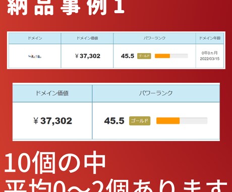 中古ドメインリスト（10個）販売いたします 【残り1名】オウンドメディア収益化実績ある専門家が選定 イメージ2
