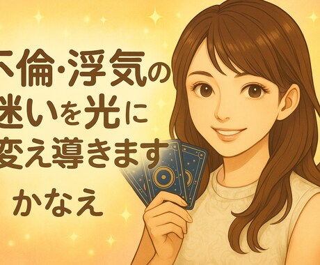霊視と波動で、不倫•浮気の迷いを光に変え導きます あなたの不安に寄り添い、未来への希望を灯すスピリチュアル鑑定 イメージ2