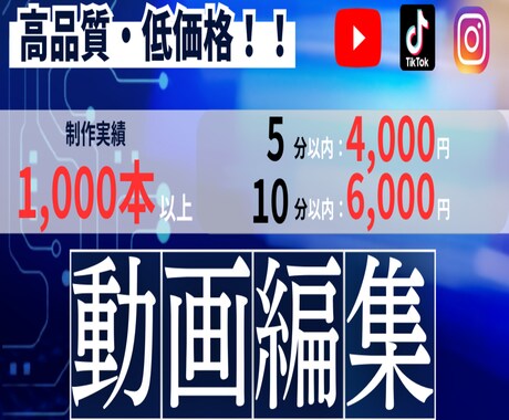 動画編集承ります 【金額相談可】目的やジャンルに合わせて編集します！ イメージ1