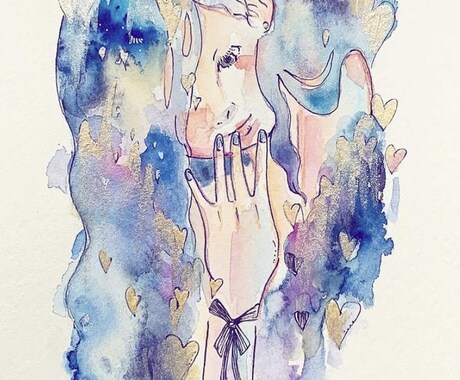 水彩画のアイコンイラスト描きます 水彩画(アナログ)で幻想的な感じの仕上がりになります。 イメージ2