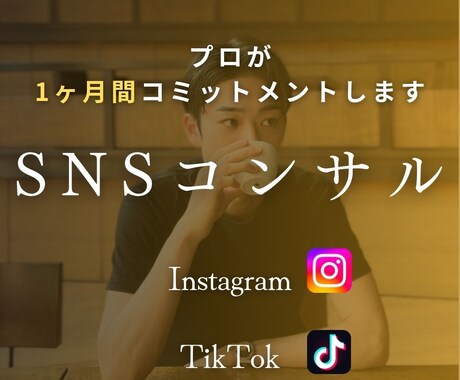 Instagram/TikTokコンサルします 30億円企業の元ディレクターが1ヶ月間結果にコミット イメージ1