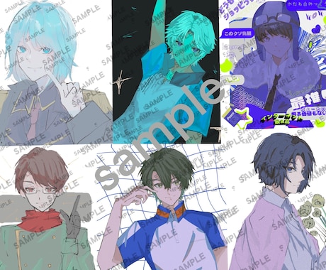 アイコン/イラスト等制作します 【安価】イラスト・アイコンを安価で作成します イメージ1