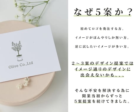 全てコミコミ！基本料金内で5案ご提案します Ai形式、PDF形式、著作権譲渡すべて込みでこの価格です。 イメージ2