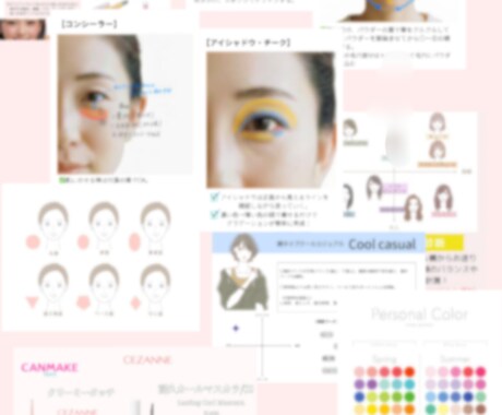 写真図説付き☆メイクカルテ作成します メイクが苦手でも大丈夫！業界のプロが作るメイクカルテ イメージ2