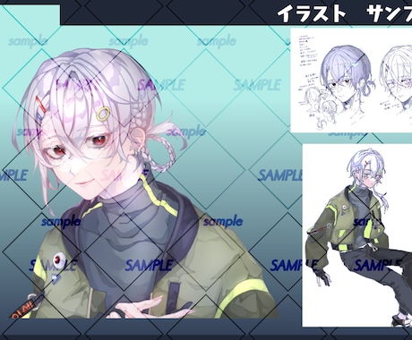 挿絵、キャラデザ、イラスト制作します キャラクターデザイン・固定キャライラストを求めるあなたへ イメージ2