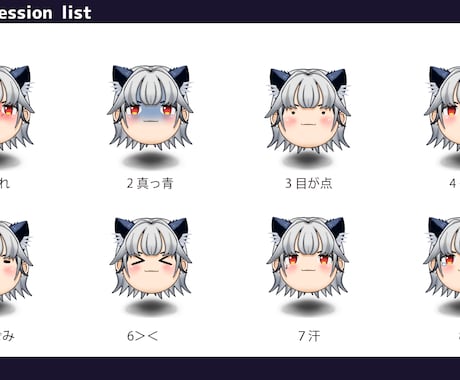 オリジナルゆっくり饅頭Live2Dの作成いたします イメージ1