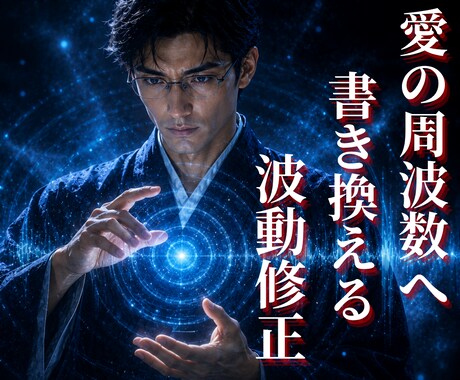 魂の周波数を書き換え、愛を引き寄せる波動修正します 乱れた魂の波動を整え、彼から愛される本来の周波数へ導きます イメージ1