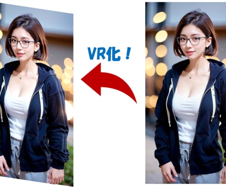 ご希望のイラストや画像、動画をVR化します お気に入りの画像や動画をVRで更にリアルに鑑賞できる！ イメージ2