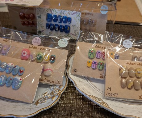店舗様、イベント用向けにネイルチップを作ります 大量納品可能！お好きなデザインをお選びいだけます。 イメージ2