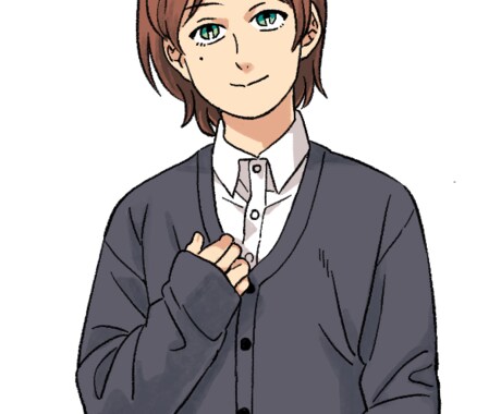 人物イラスト作成（フルカラー）承ります ポスター等の宣材・動画用・キャラ立ち絵・同人誌に使用可能 イメージ2