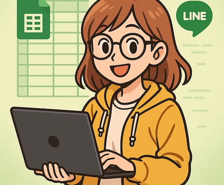 GASで業務自動化！スプシ連携＆LINEもします GASでスプシ・LINE連携ツールをオーダーメイド開発 イメージ1