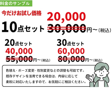 ビジネス・SNS用シンプルイラスト10点〜作ります 商用OK!使えるベクターイラストを今だけ特別価格で提供 イメージ2