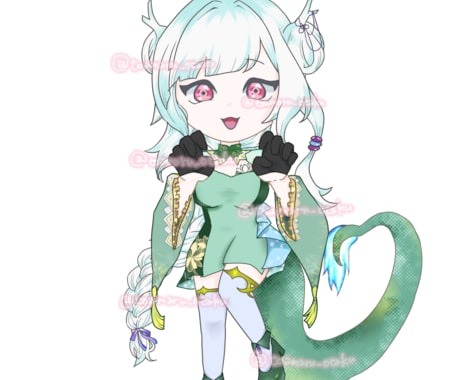 IRIAMでも使えるミニキャラ描きます 最短納品7日間￤可愛いミニキャラ制作します イメージ1