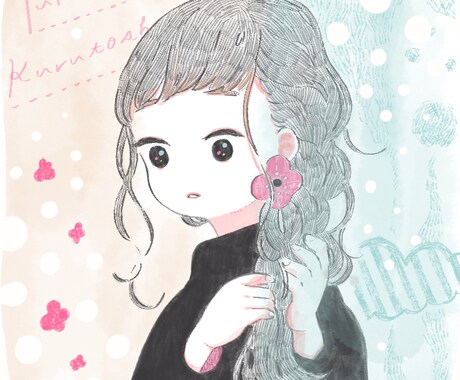 ゆるっと似顔絵・イラストお描きします SNSアイコン・ウェルカムボード・名刺・プレゼントなどに！ イメージ1