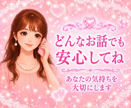 心理カウンセラーがあなたを優しく受け止めます 本音を話せる癒しの時間をあなたに♥️ イメージ1