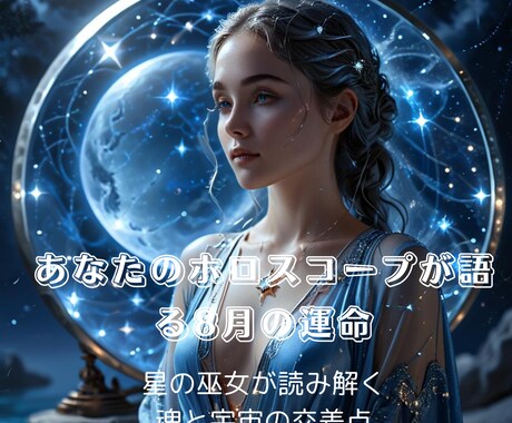 星の巫女が読む●月の運気を鑑定します 魂の設計図と星の動きから月の流れを詳しく解説 イメージ1