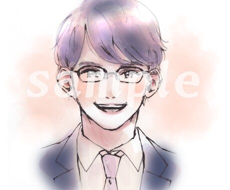 漫画風で温かみのあるアイコン描きます SNSや婚活などに使える、印象のよいアイコンお描きします。 イメージ2
