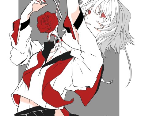 シンプルな一枚絵描きます シンプルなイラストや立ち絵が欲しいあなたへ イメージ1