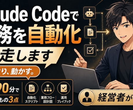 Claude Codeで業務を自動化、伴走します イメージ1