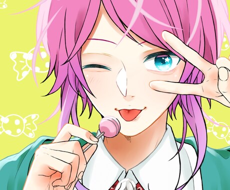 可愛い・かっこいいイラストお描きします SNSのアイコン・ヘッダー、待ち受け、1枚絵などなど！！ イメージ1