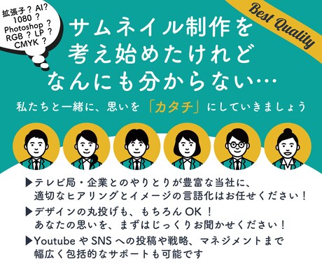 番組制作のプロが魅力的なサムネイルをデザインします テレビ番組制作会社が作る”高品質”なデザインをお届け！ イメージ2