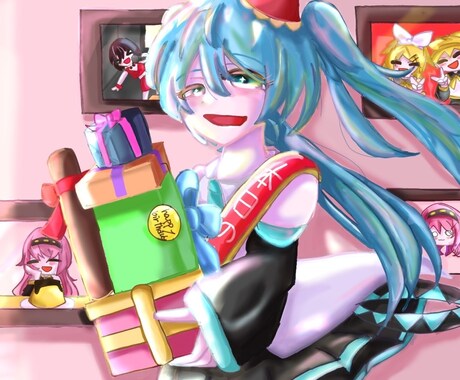 アニメ系のイラストなどを描くことができます イメージ1
