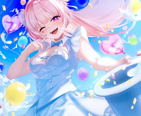 SNSで差がつく!!「主役級」のイラスト描きます 男女可！一枚絵から立ち絵…様々なジャンルに対応します！ イメージ1