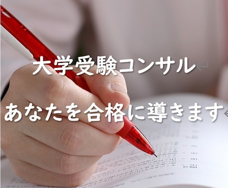 圧倒的合理的なノウハウで大学受験、合格させます 勉強ってなにをすればいいかわからない、、そんなあなたに。 イメージ1