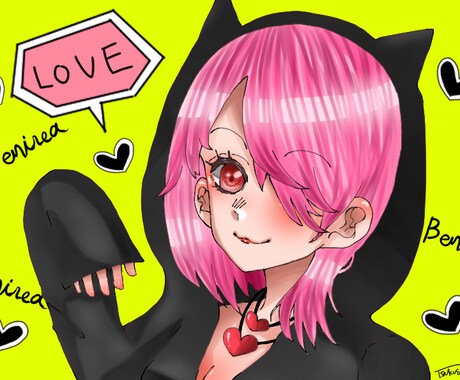 貴方だけのアイコン描きます 最短２時間！どんなジャンルの女の子でも可 イメージ1