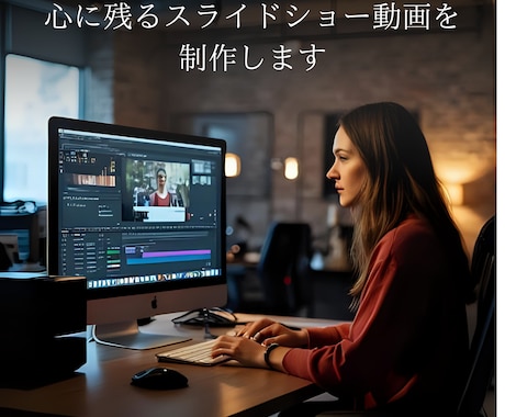 心に残るスライドショー動画を制作します 写真や画像をシンプルで心に残るスライドショーにします。 イメージ1