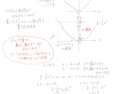 中学数学の分からない問題を丁寧に解説します 苦手な人向け。途中式、ポイント付き丁寧に解説します。質問OK イメージ2