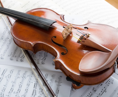 バイオリンの指使いやボーイングを書き込みます 弾きやすい指使いやボーイングをご提案致します。 イメージ1