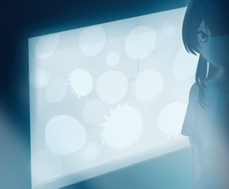 透明感のある一枚絵を制作します あなたの「好き」を、透明感あふれる一枚に イメージ1