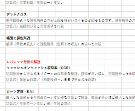解説付き！不動産の収支計算書がカンタンに作れます 計算書から投資分析がまるごと判明。グラフも自動で出ます イメージ2