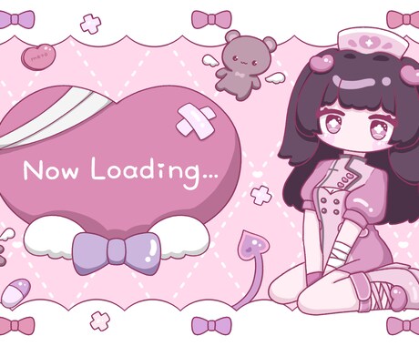 ふわふわ動く可愛いループアニメーションを制作します MV・配信等に使用できる、ゆるいデフォルメイラストの動画 イメージ2