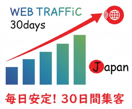 30日間/1.６万人集客！確実に集客UPします ビジネス成功の鍵はアクセス数！30日間安定した集客で売上UP イメージ1
