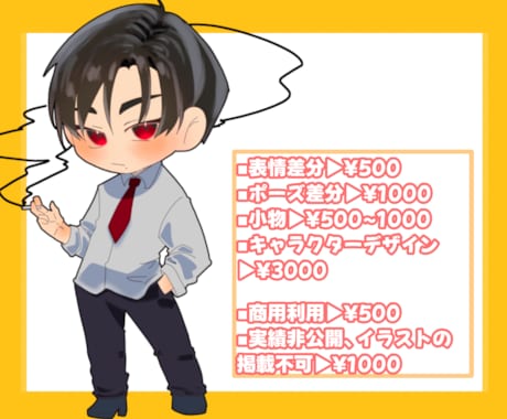 3名様限定！デフォルメキャラ描きます アイコン、サムネイル、グッズなど！可愛いミニキャラを作ります イメージ2