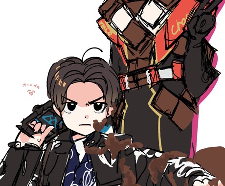 創作・二次などのイラストお仕事お受けします 人物・アニマル問わずご相談ください イメージ1