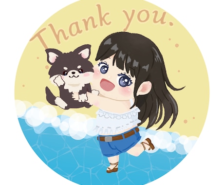 イラストアイコンを作成します こちら、うしおくん専用のサービスです。 イメージ2