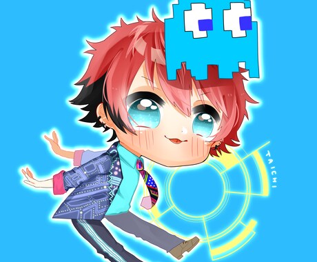 ぷにぷに可愛いデフォルメイラストを描きます 可愛いデフォルメイラストを描きます。アイコン等にぜひ！ イメージ2